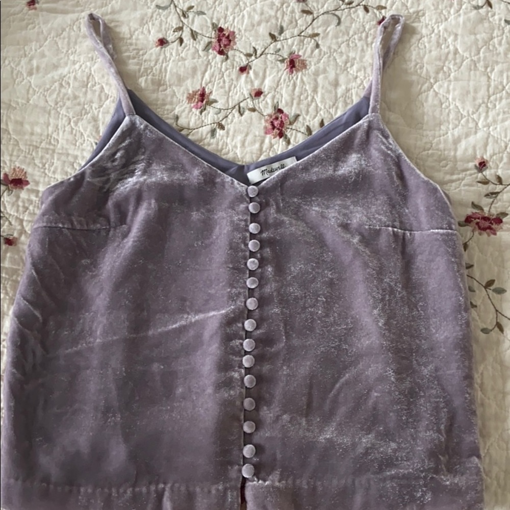 Madewell Velvet Tank Top